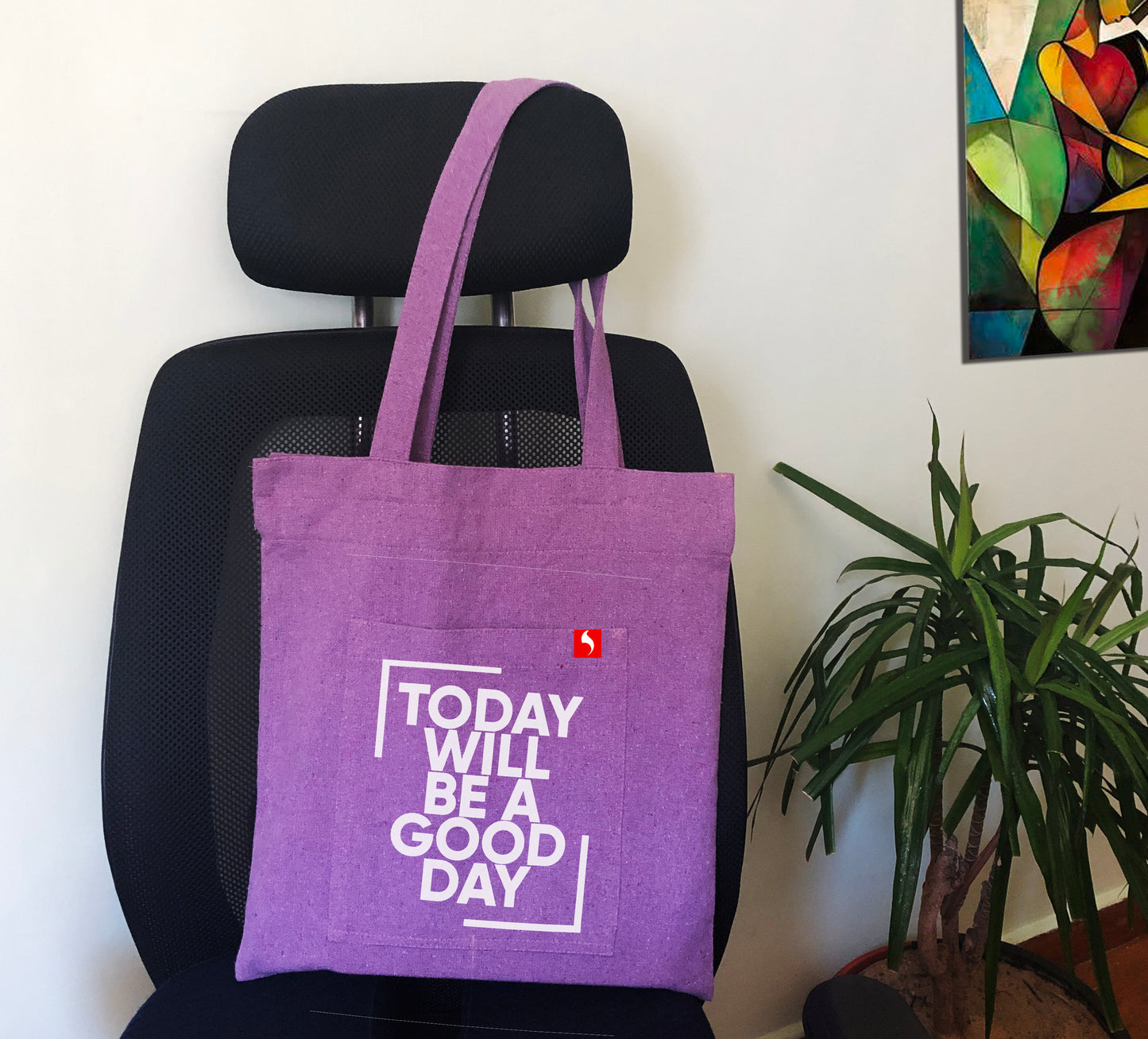 Morning Text - Printed Tote Bag