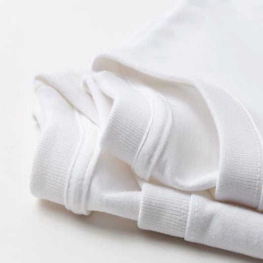 Classic white oversized 100% premium cotton Tee.