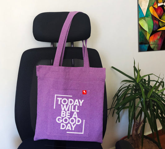 Morning Text - Printed Tote Bag