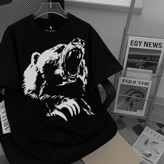 "Grizzly" oversized 100% premium cotton Tee.