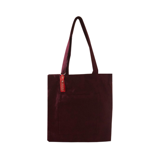 Burgundy Slim Tote bag