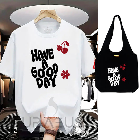 " Have A Good day " Matchy Tee/Bag Bundle