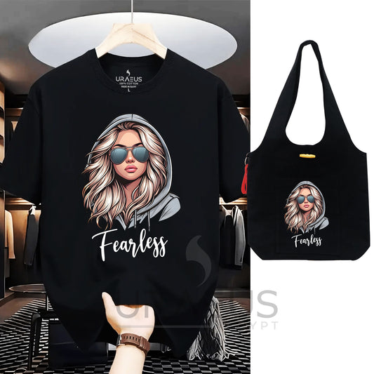 " Fearless Girl " Matchy Tee/Bag Bundle