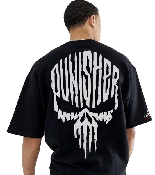 Punisher Skull oversized 100% premium cotton Tee.